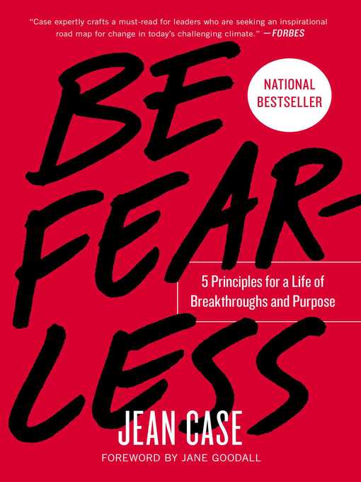 Title details for Be Fearless by Jean Case - Wait list